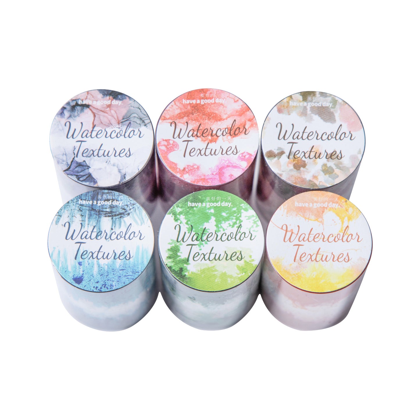 Journal PET tape (Watercolor texture) 65mm*2m/roll