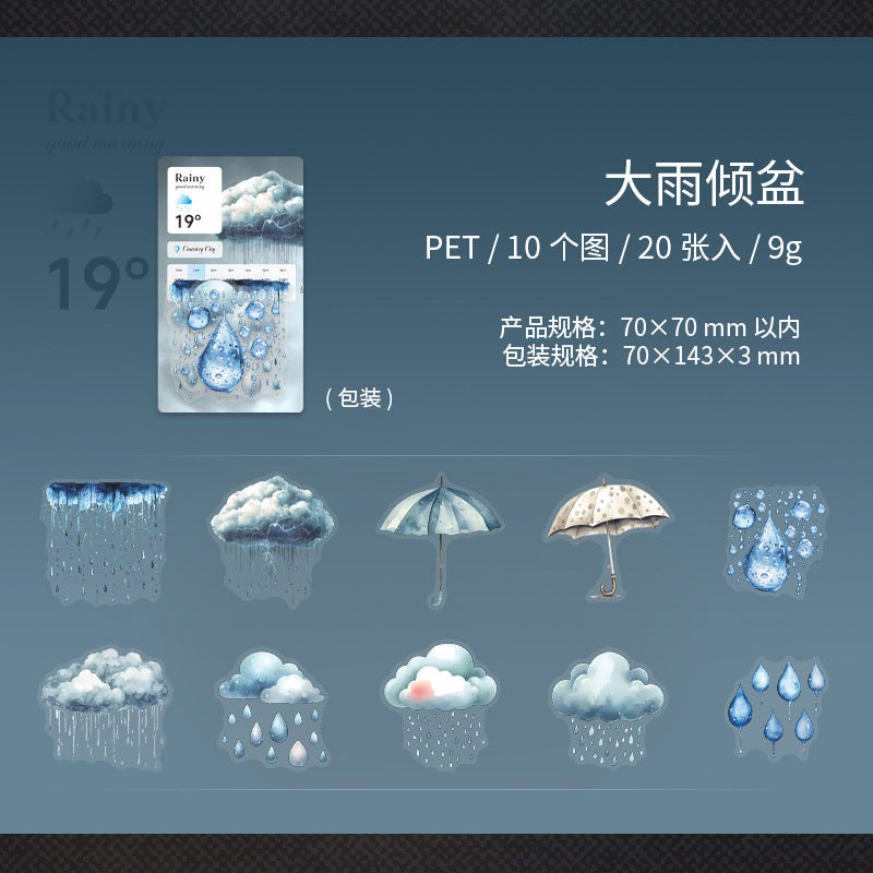 Journal sticker packs (meteorology)