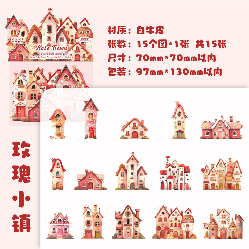 Journal hard card sticker packs (Fairy Tale House)