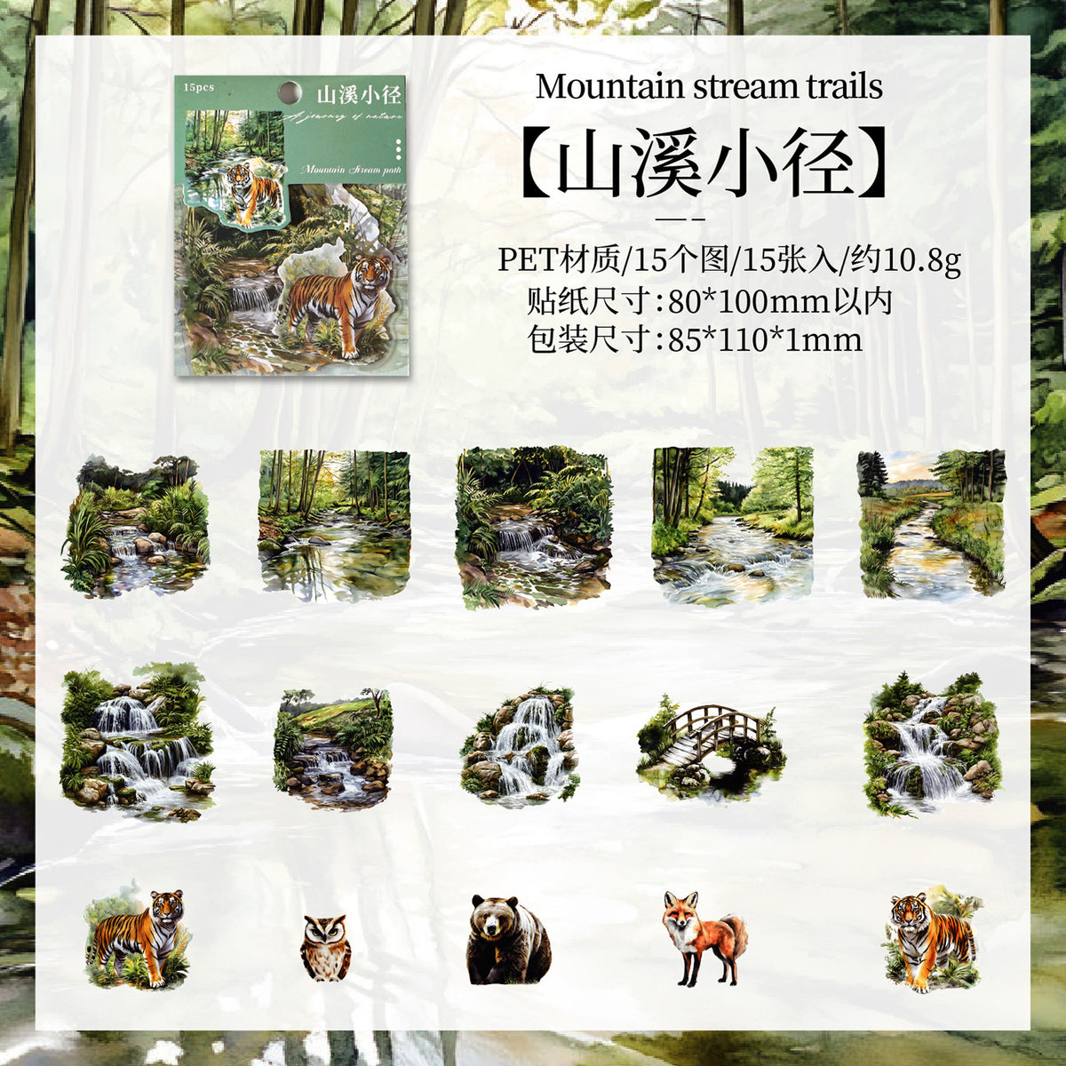 Journal PET sticker pack