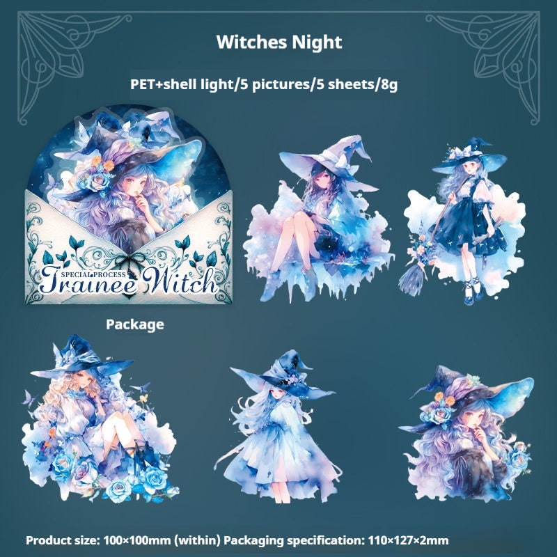 Journal sticker packs (witch)