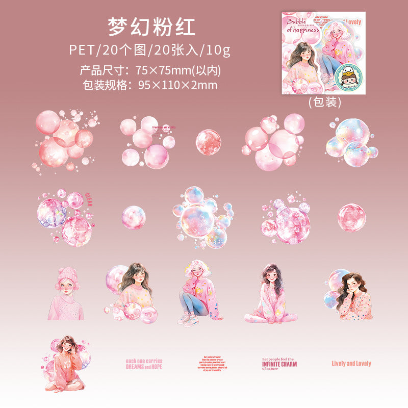 Journal sticker packs (Character bubbles)