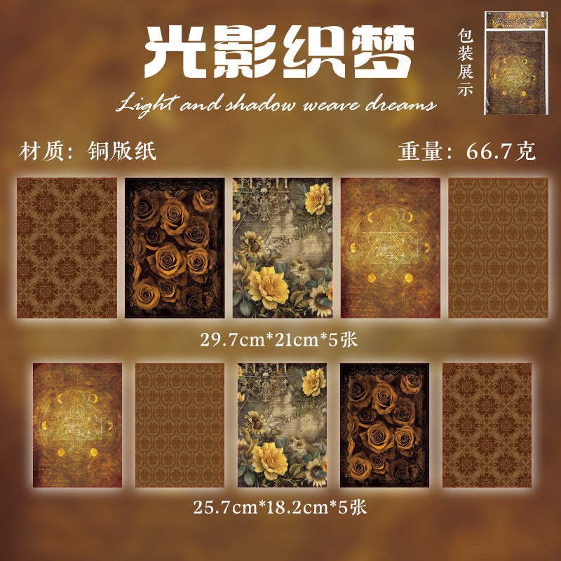Journal paper packs (29.7*21cm*5 sheets/25.7*18.2cm*5 sheets)