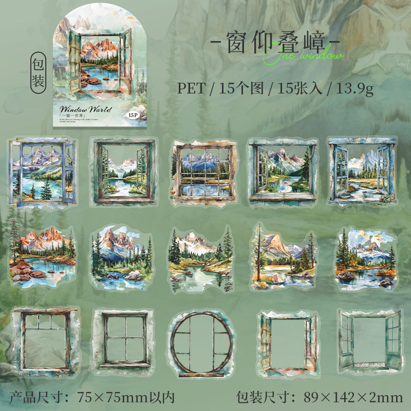 Journal PET sticker packs