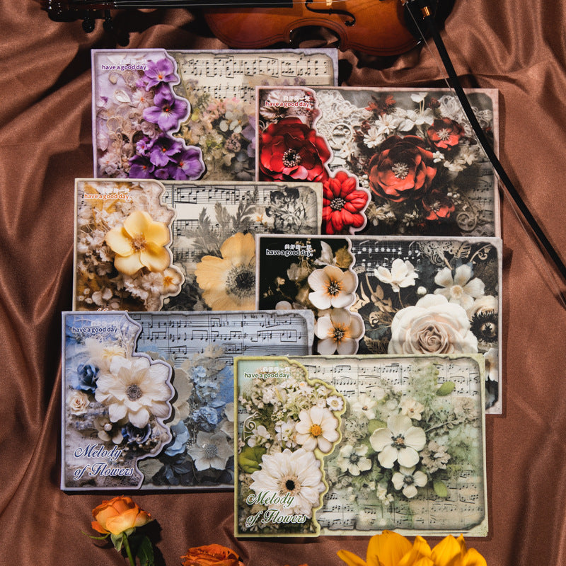 Journal Paper Pack (Flower Melody Theme)