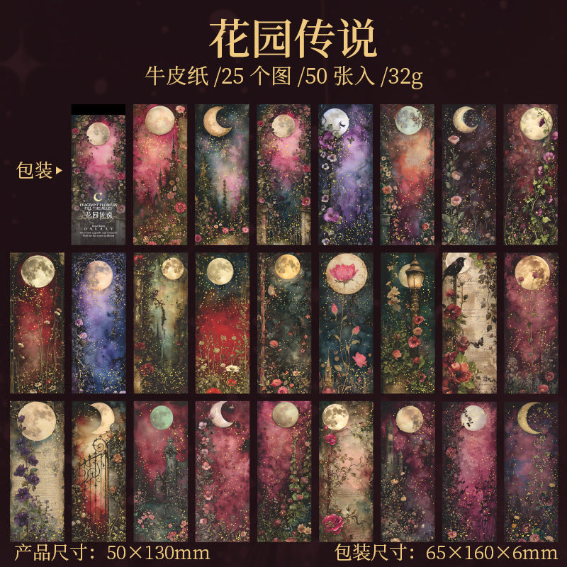 Journal paper packs (Moon Phase Theme)