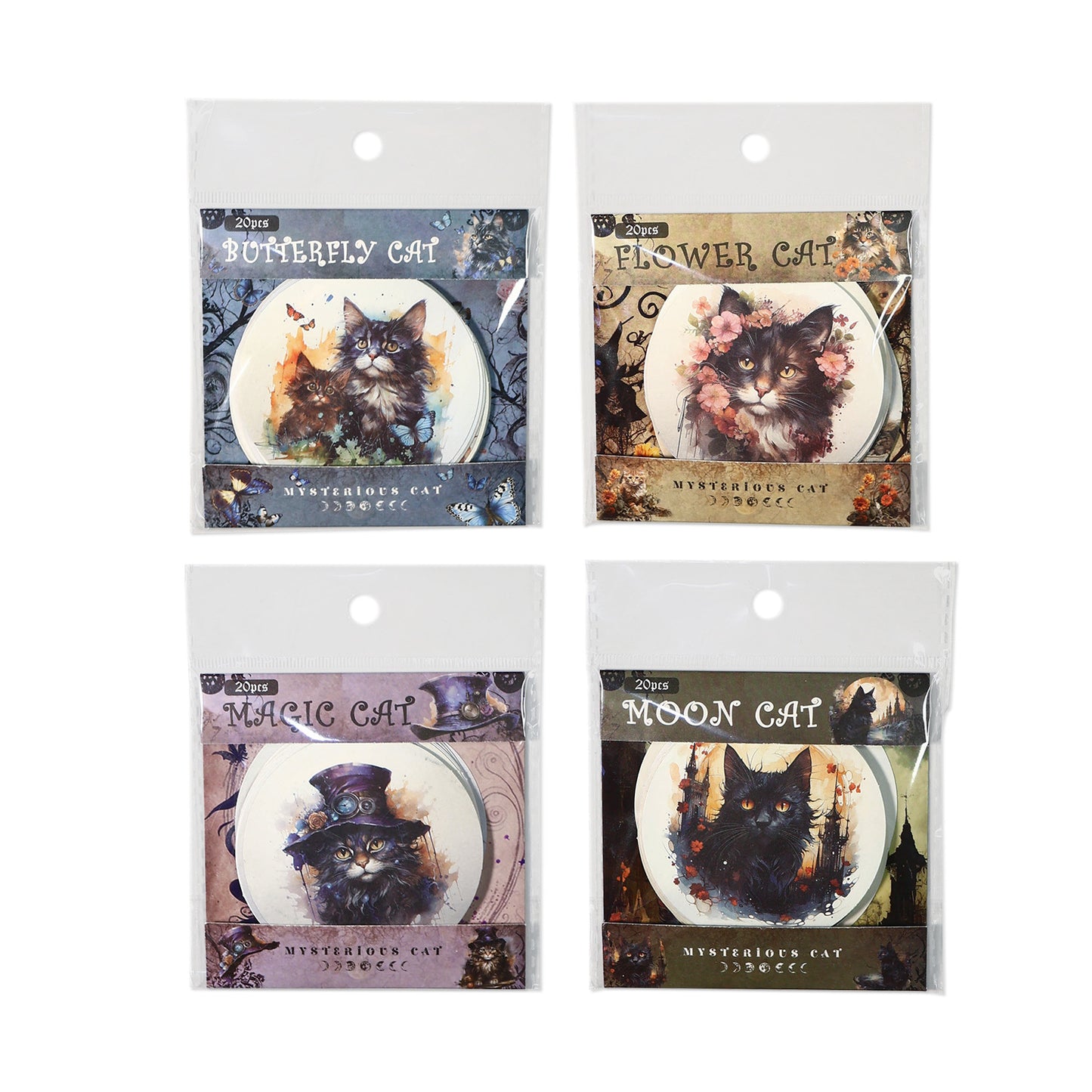 Journal sticker packs (Cat)