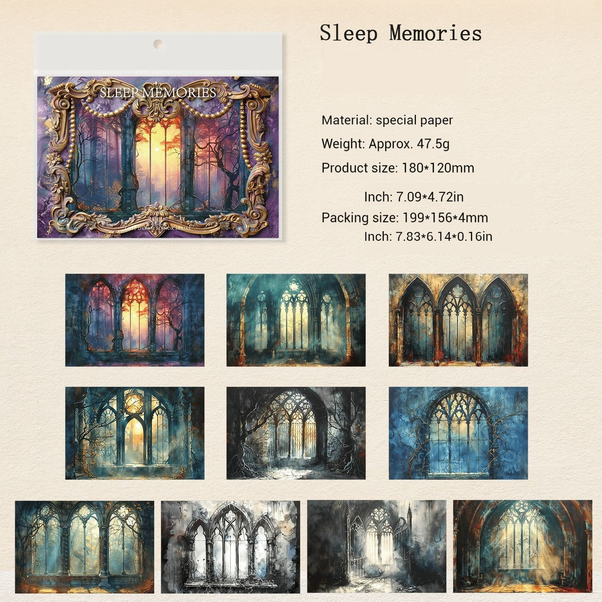 Journal paper packs (Lost Dreams Manor)