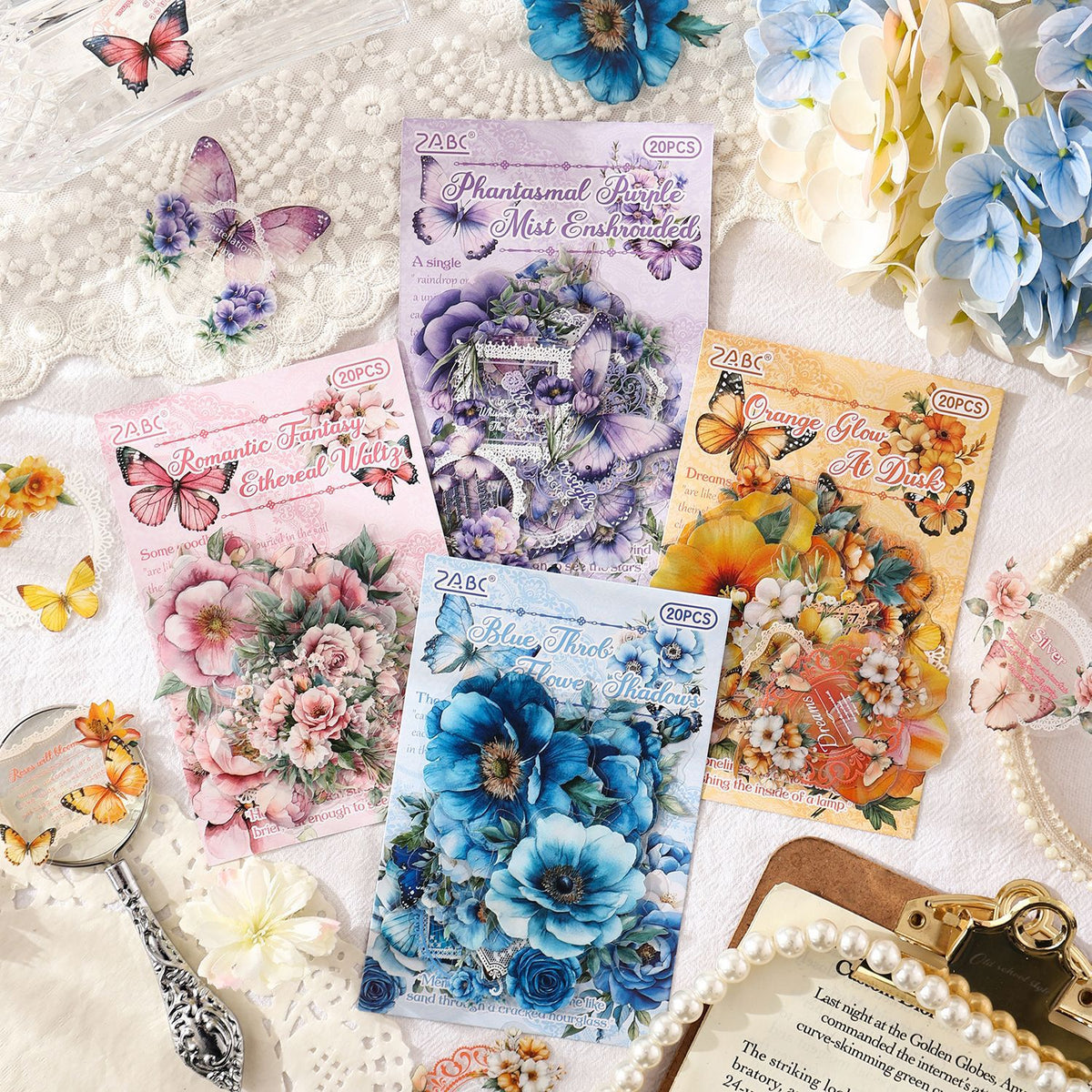 Journal PET sticker packs (20 pcs/pack)