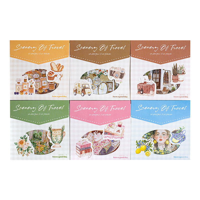 Journal sticker packs (The scenery of the residence)