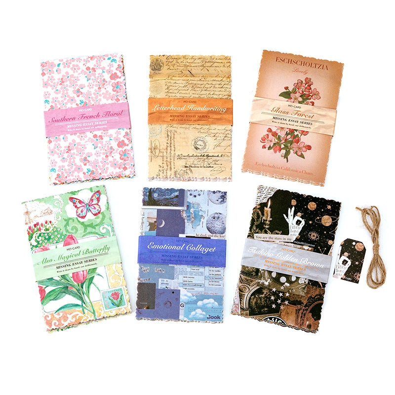 Retro Journal paper packs (30 sheets/pack)