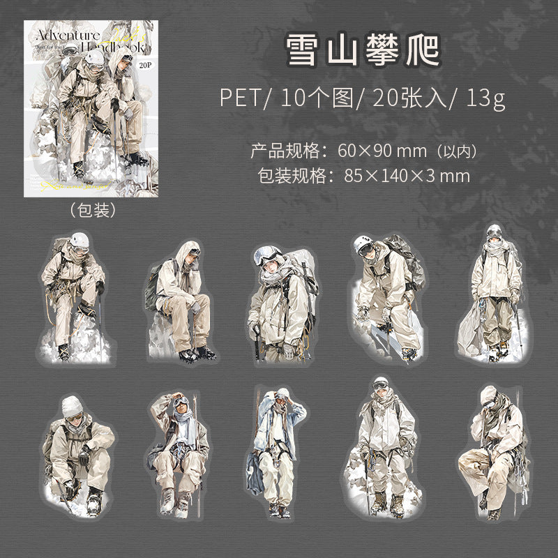 Journal PET sticker packs (Adventure Series)