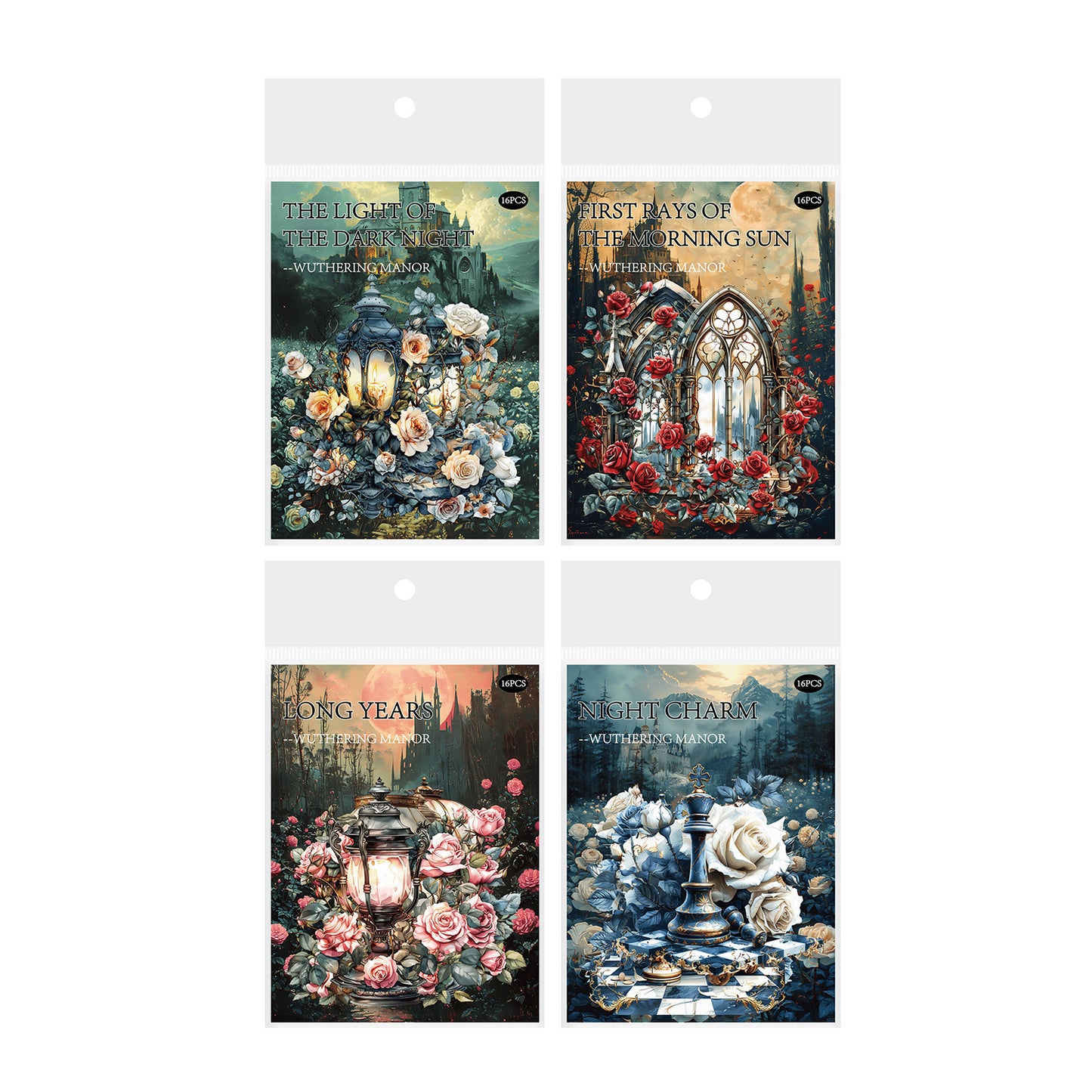 Journal sticker packs (Dark Series)