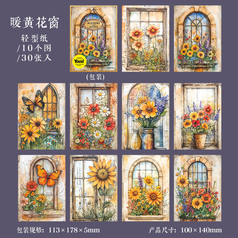 Journal material paper packs (30 sheets/pack)