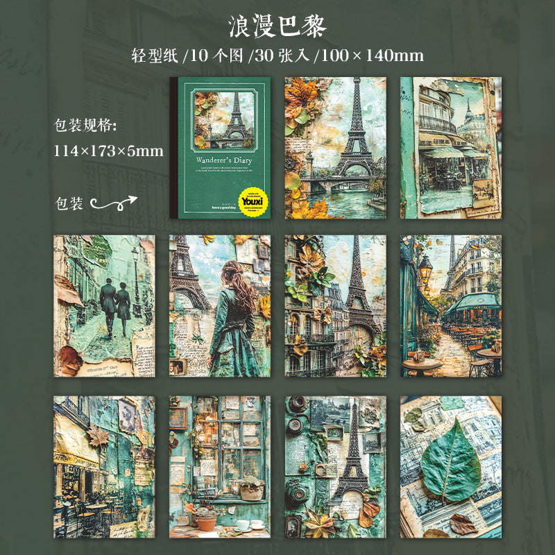 Journal paper packs (Travel scenery)