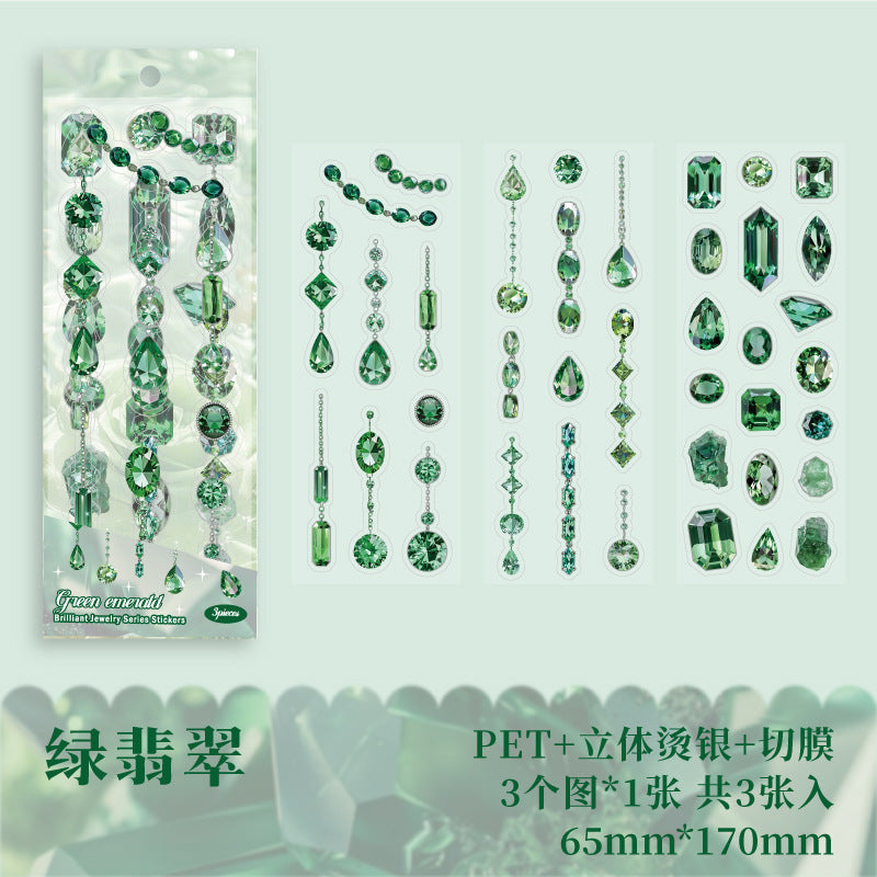 Journal sticker packs (Gem Theme)