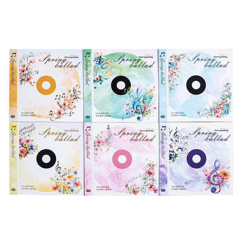 Journal sticker packs (Music Plant)