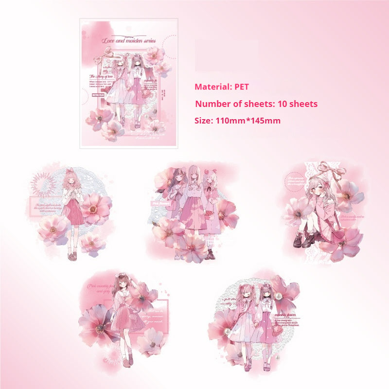 Journal sticker packs (girl)