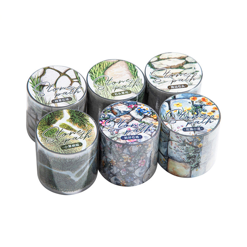Journal PET tape (Stone Path)4cm*2m/roll