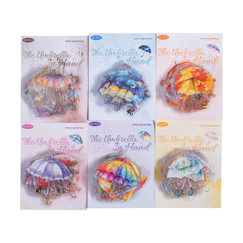 Journal PET sticker packs (Umbrella)