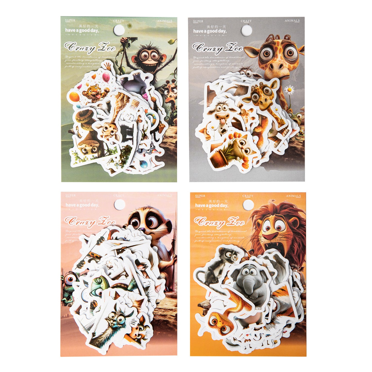 Journal sticker packs (Animal) 40pcs/pack