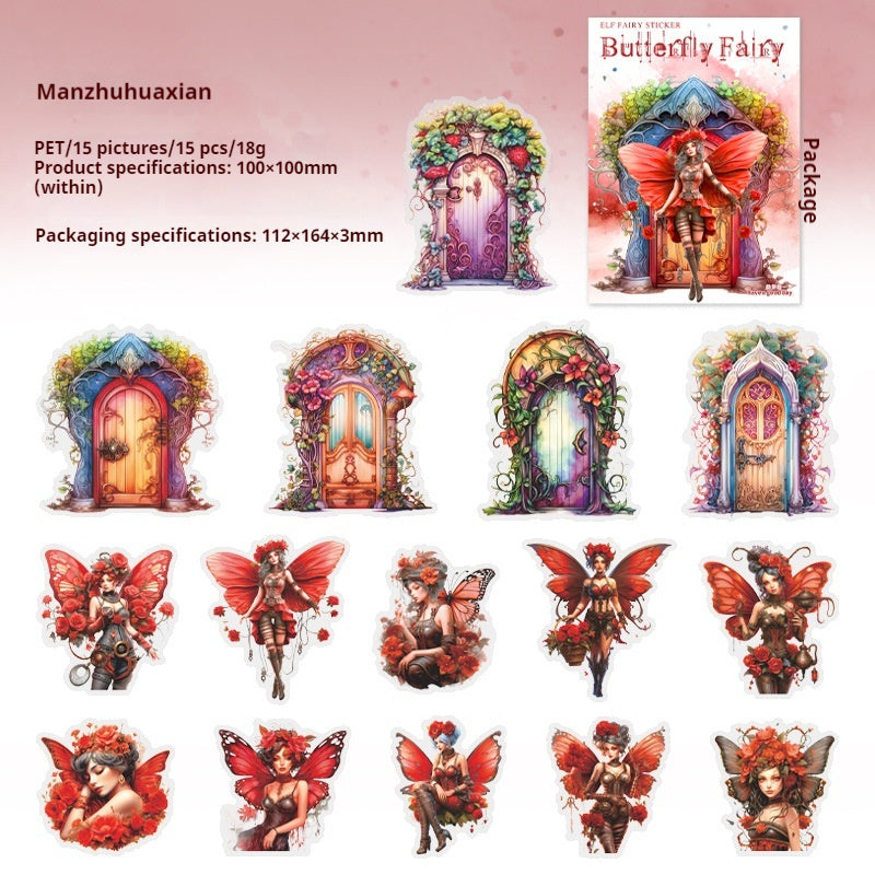 Journal sticker packs (Butterfly Fairy)