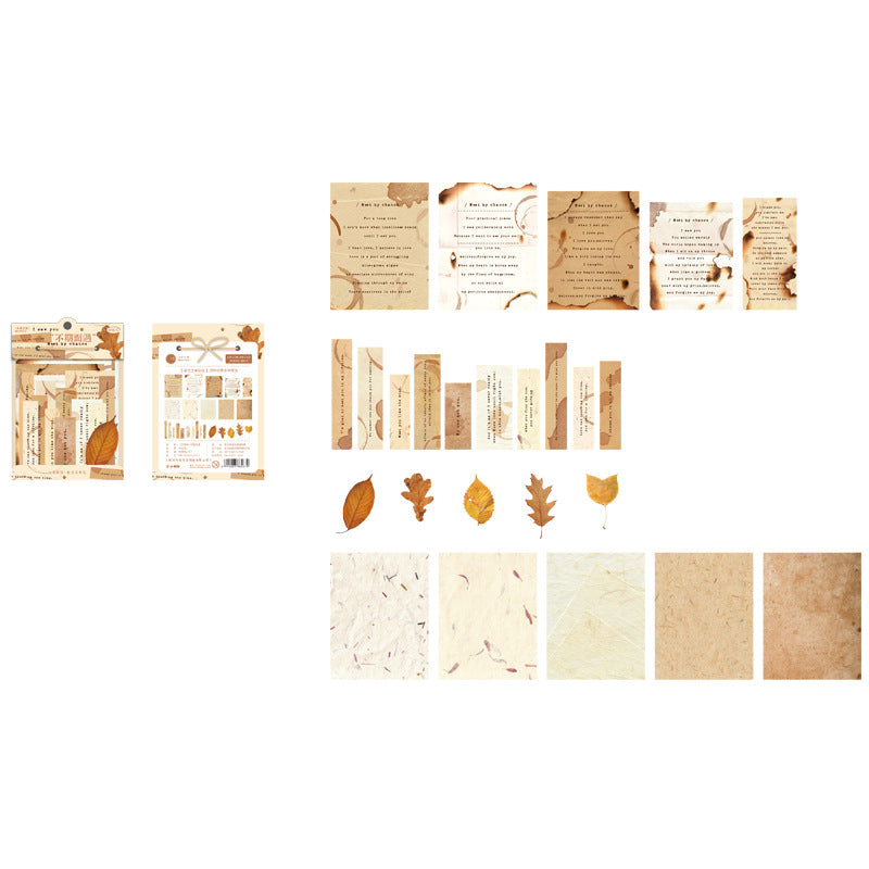 Retro journal material packs