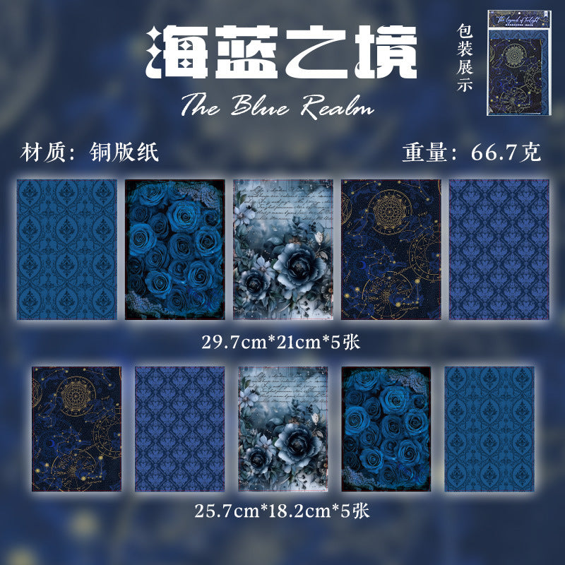 Journal paper packs (29.7*21cm*5 sheets/25.7*18.2cm*5 sheets)