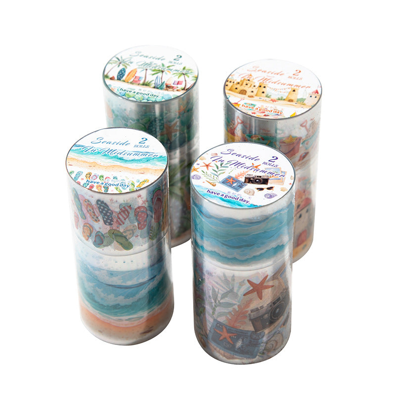 Journal PET tape (Sea) 30/50mm*2m/roll, 2 rolls/pack