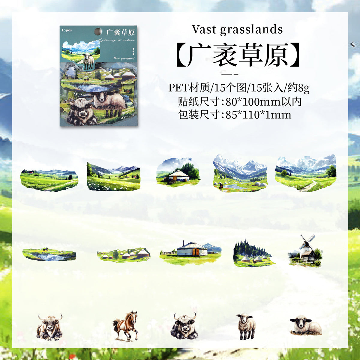 Journal PET sticker pack