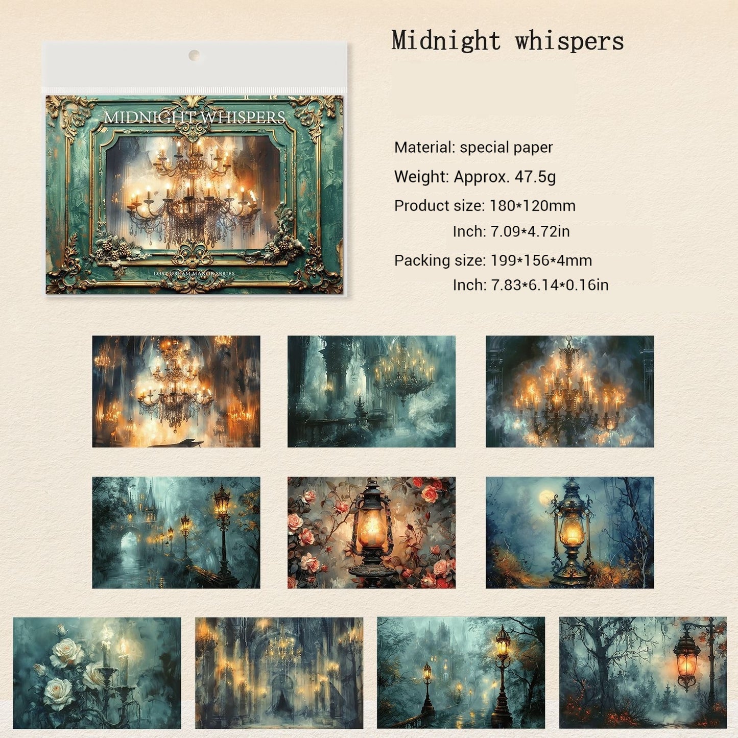 Journal paper packs (Lost Dreams Manor)