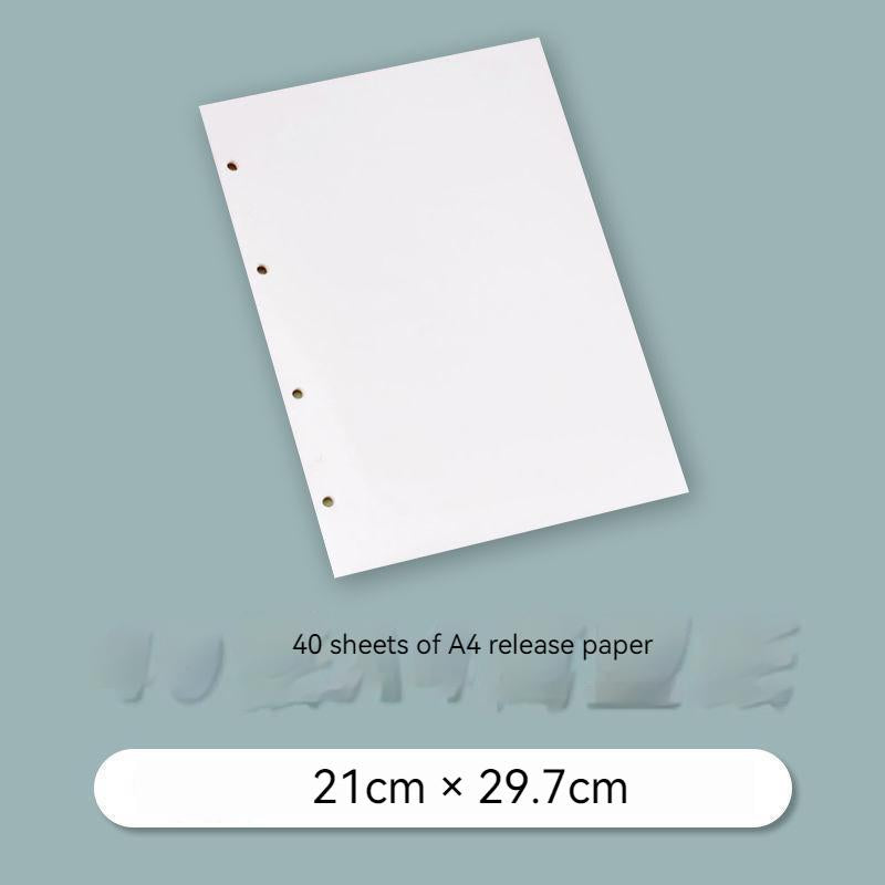 Release Paper storage folders A5a4 Detachable Loose-Leaf Journal Stickers Adhesive Tape An Illustrated Handbook Collection Book
