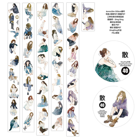 Journal tape (6cm*10m/roll) Dingding