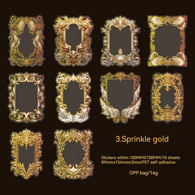 Journal Sticker Packs (Hot stamping border）