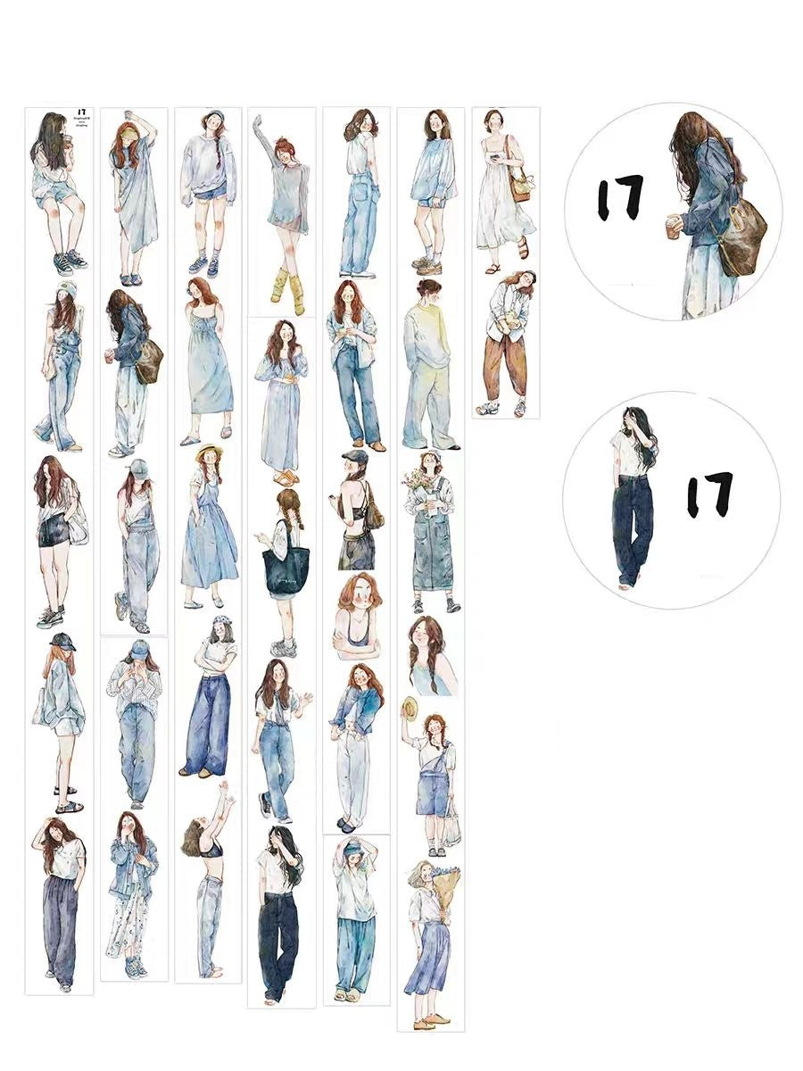 شريط تسجيل الشخصيات (10 أمتار/لفة)