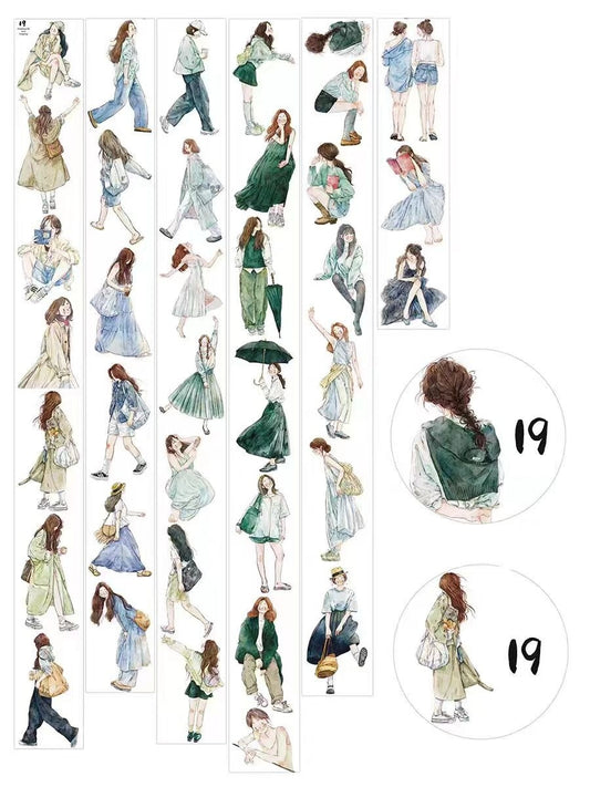 Character Journal Tape （10 meters/roll） Dingding