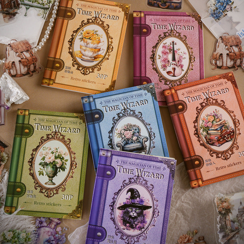 Journal sticker packs (magician of time)