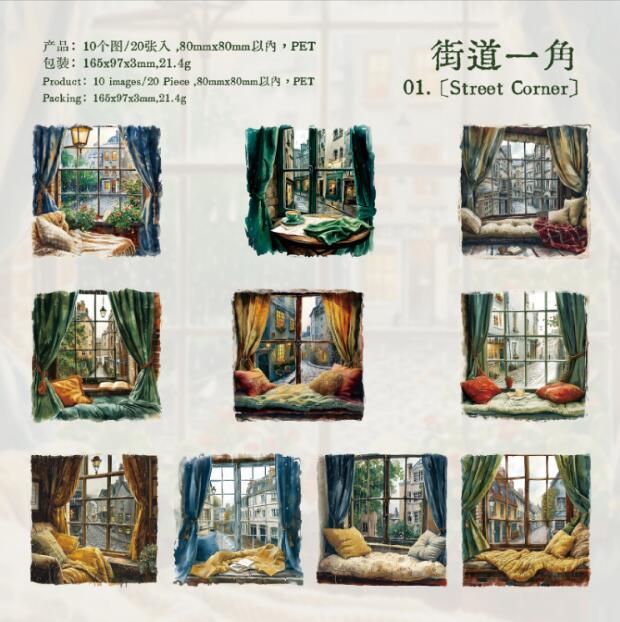 Journal sticker packs (Window side story)