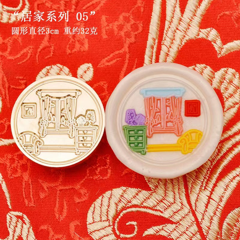 ختم الشمع (سلسلة المنزل) قطر 3 سم