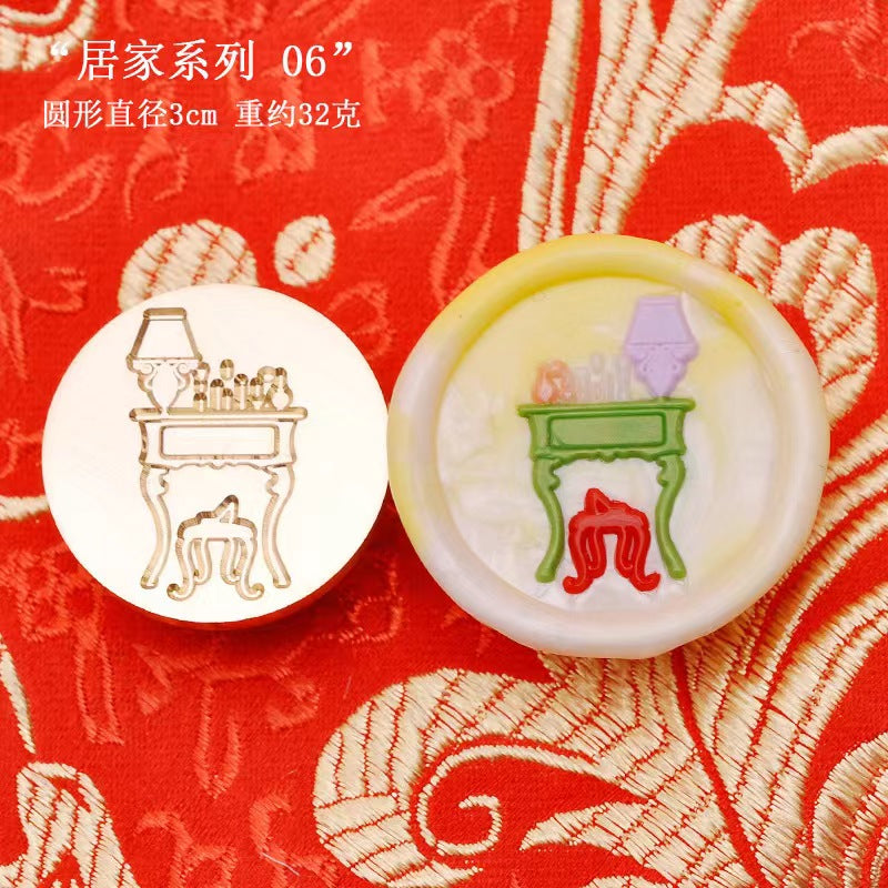 ختم الشمع (سلسلة المنزل) قطر 3 سم