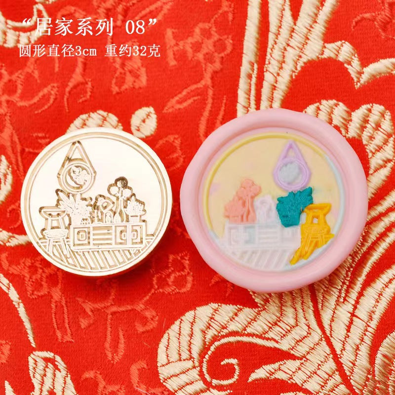 ختم الشمع (سلسلة المنزل) قطر 3 سم