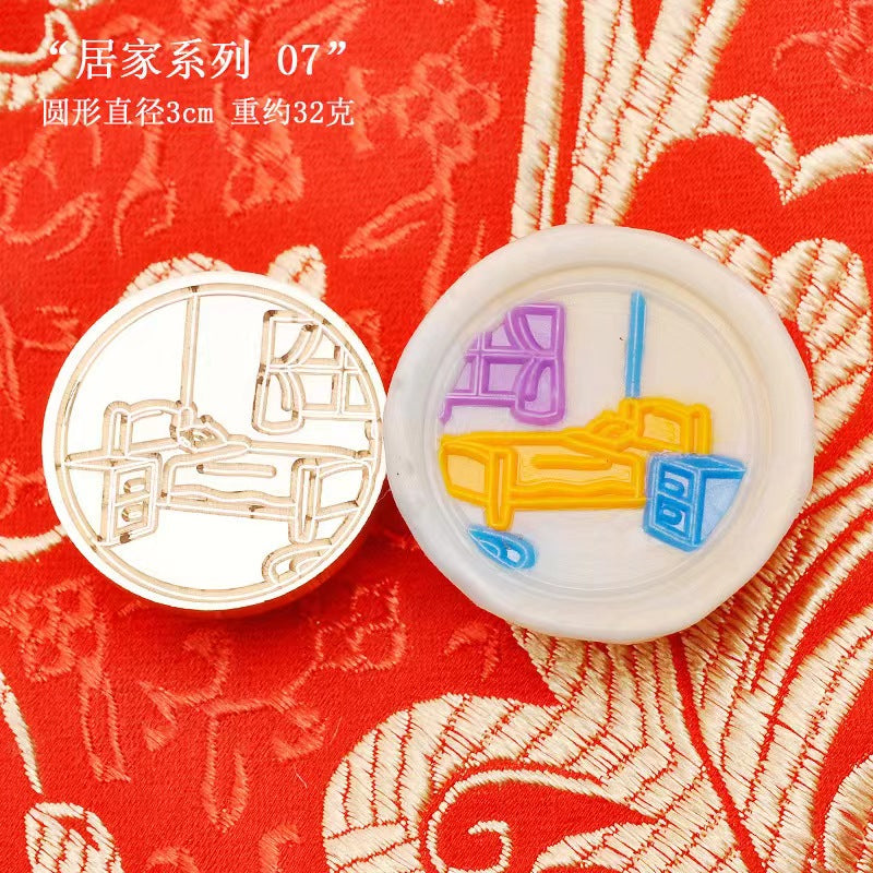 ختم الشمع (سلسلة المنزل) قطر 3 سم