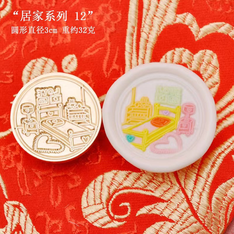 ختم الشمع (سلسلة المنزل) قطر 3 سم