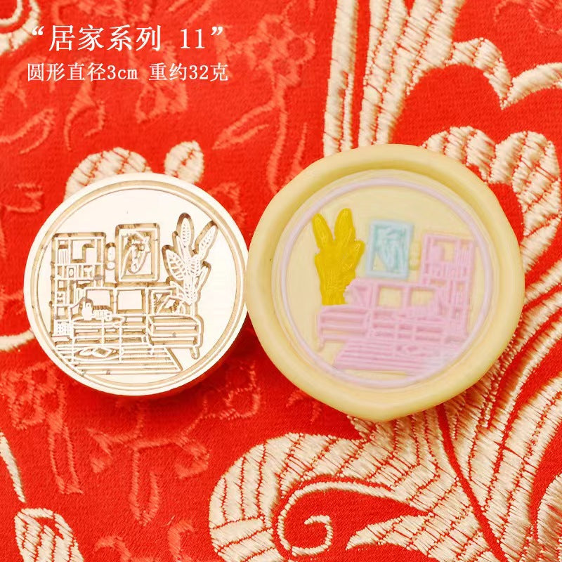 ختم الشمع (سلسلة المنزل) قطر 3 سم