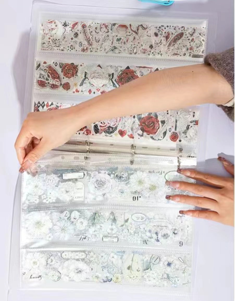 A4 loose-leaf sticker tape storage book – lamstationeryshop
