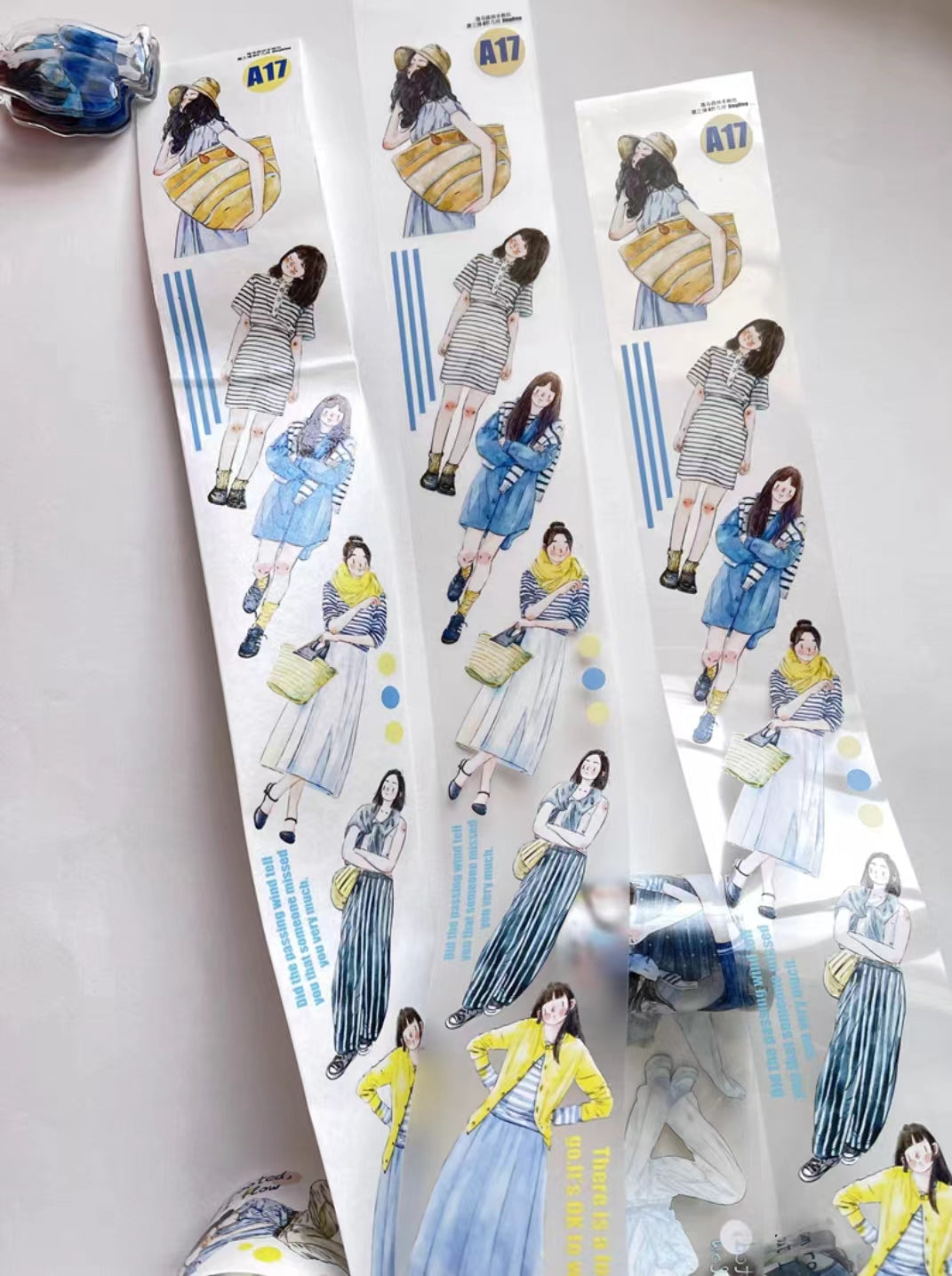 Journal Tape (character）5 meters/roll  (Dingding)