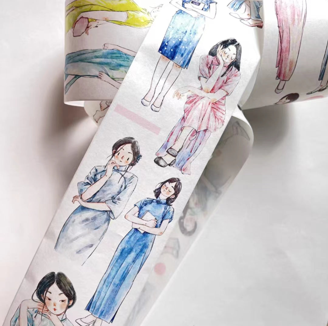 Journal Tape (character）5 meters/roll  (Dingding)