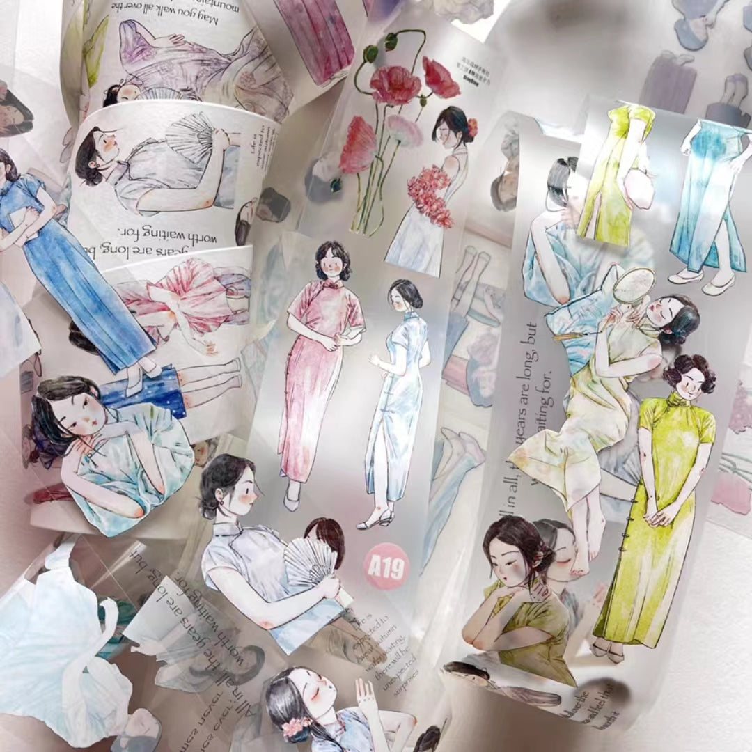 Journal Tape (character）5 meters/roll  (Dingding)