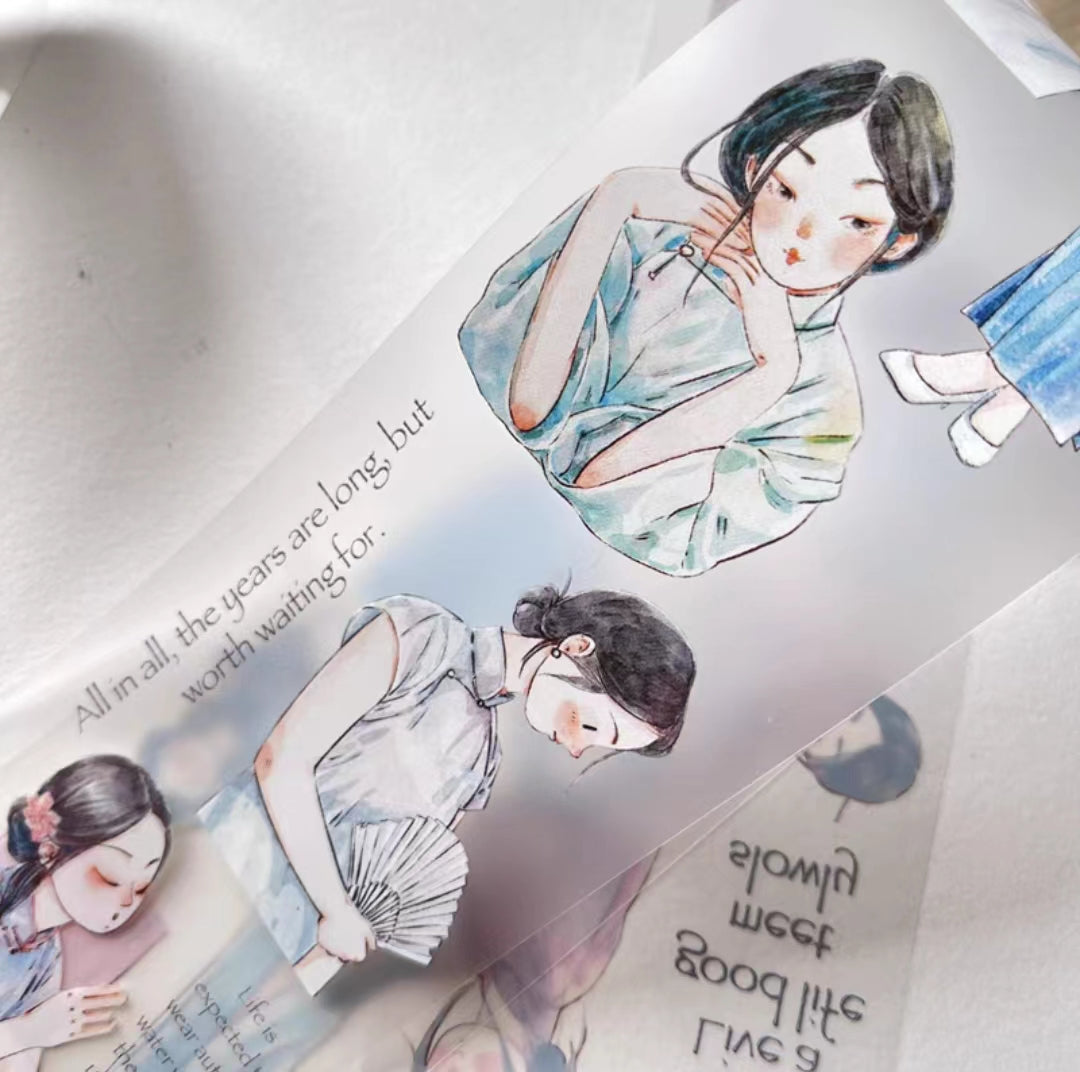 Journal Tape (character）5 meters/roll  (Dingding)