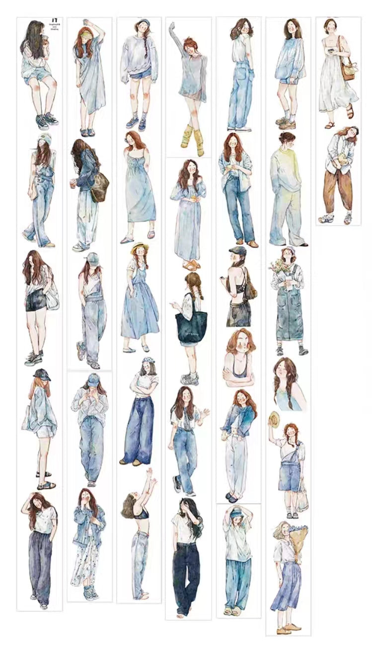 شريط تسجيل الشخصيات (10 أمتار/لفة)